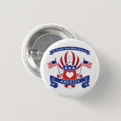 President Trump maakt een geweldig Amerika Ronde Button 3,2 Cm (Voorkant /achterkant)