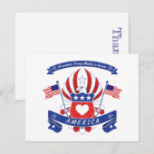 President Trump maakt een geweldig Amerikaans labe RSVP Kaartje (Voorkant / Achterkant)