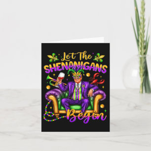 President Trump Mardi Gras Gras laat de Shenaniga Kaart