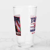 President Trump Miss me nog Glas (Links)