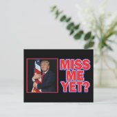 President Trump Miss Toch Briefkaart (Staand voorkant)