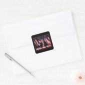 President Trump Miss Toch Vierkante Sticker (Envelop)