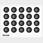President Trump Mok Ronde Sticker (Vel)