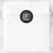 President Trump Mok Ronde Sticker (Tas)