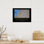 President Trump: Nooit, nooit opgeven. Poster (Keuken)