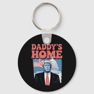 President Trump Papa is Thuis Neem Amerika Terug Sleutelhanger