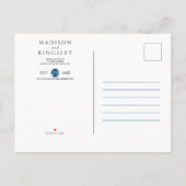 President Trump 📜 Patriottische bruiloft Aankondigingskaart (Achterkant)