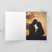 President Trump 🇺🇸✨ Patriottische bruiloft Custo Bedankkaart (Binnen)