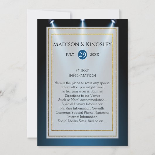 President Trump 🇺🇸✨ Patriottische bruiloft Custo Kaart (Voorkant)