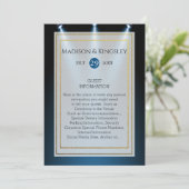 President Trump 🇺🇸✨ Patriottische bruiloft Custo Kaart (Staand voorkant)