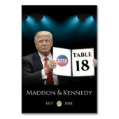 President Trump 🇺🇸✨ Patriottische bruiloft Custo Kaart (Achterkant)