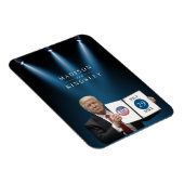 President Trump 🇺🇸✨ Patriottische bruiloft Custo Magneet (Rechterzijde)