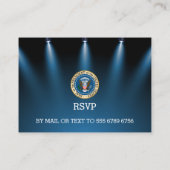 President Trump 📜 Patriottische bruiloft Informatiekaartje (Achterkant)