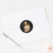 President Trump Paus 2025 Ronde Sticker (Envelop)