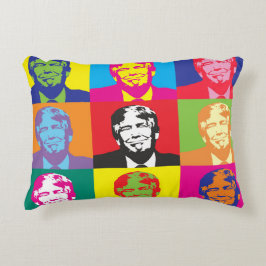 President Trump Pop Art Accent Kussen