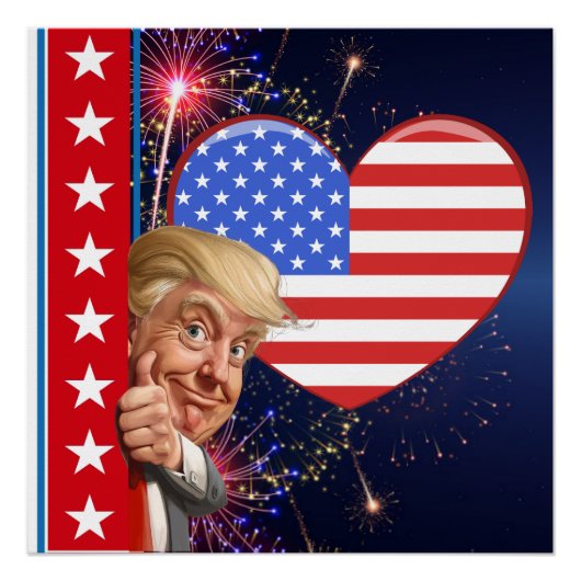 President Trump Poster (Voorkant)