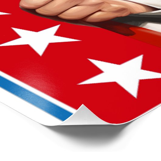 President Trump Poster (Hoek)