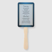 President Trump Program Greatest Wedding Hand Fan Handwaaier (Achterkant)