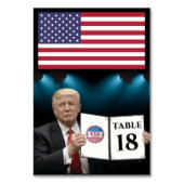 President Trump Republikeinse bruiloft Kaart (Achterkant)