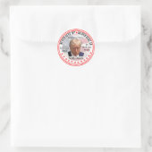 President Trump Rode golf door Amerika Ronde Sticker (Tas)