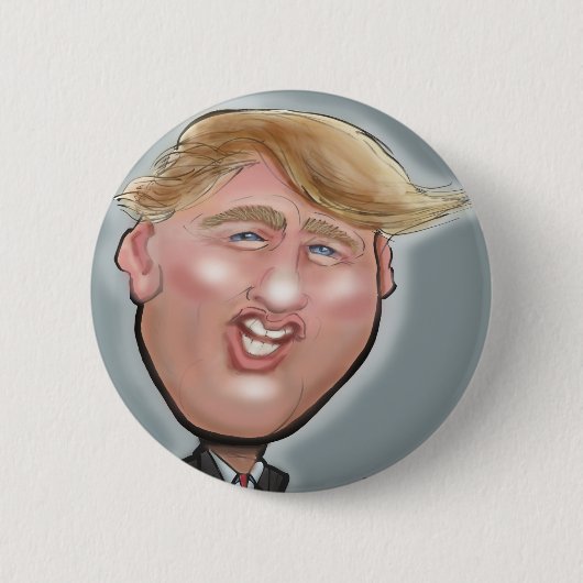 President Trump Ronde Button 5,7 Cm (Voorkant)