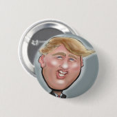 President Trump Ronde Button 5,7 Cm (Voorkant /achterkant)