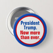 President Trump Ronde Button 7,6 Cm (Voorkant /achterkant)