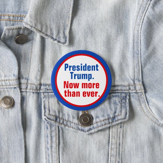 President Trump Ronde Button 7,6 Cm (In situ)