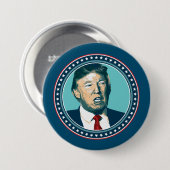 President Trump Ronde Button 7,6 Cm (Voorkant /achterkant)