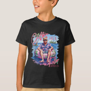 President Trump Shirt Funny Chillin als een misdad