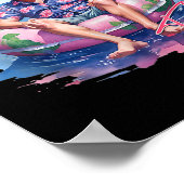 President Trump Shirt Funny Chillin als een misdad Poster (Hoek)