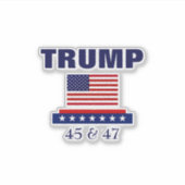 PRESIDENT TRUMP STICKER (Voorkant)