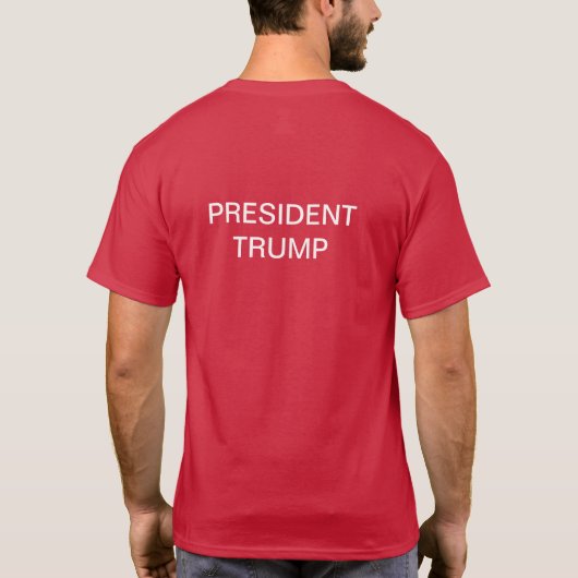 PRESIDENT TRUMP T-SHIRT (Achterkant)