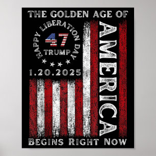 President Trump verklaart Bevrijdingsdag gelukkig Poster
