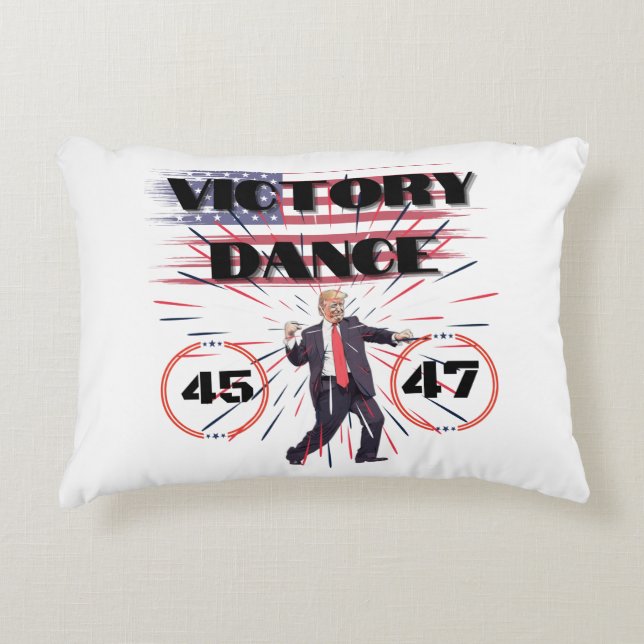 President Trump Victory Dance Accent Pillow Accent Kussen (Voorkant)