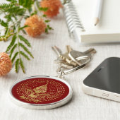 President Trump VP Vance Inauguratiedag 2025 Sleutelhanger (Zijkant)