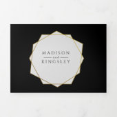 President Trump Wedding Tri-Fold Uitnodiging (Cover)