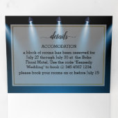 President Trump Wedding Tri-Fold Uitnodiging (Binnenzijde eerst)