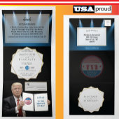 President Trump Wedding Tri-Fold Uitnodiging