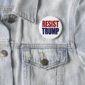 President Trump weerstaan - antitrump Ronde Button 5,7 Cm (In situ)