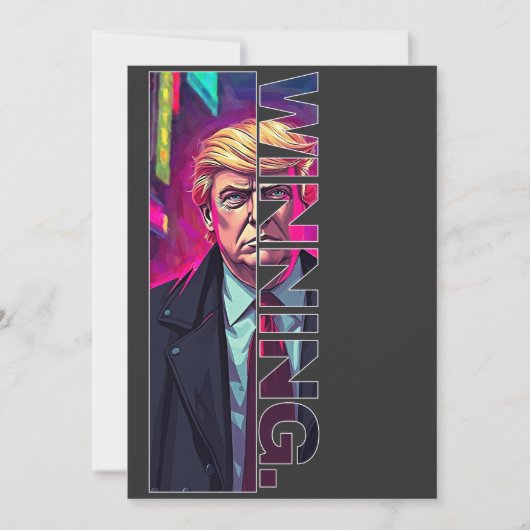 President Trump - WINNEN Kaart (Voorkant)