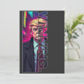 President Trump - WINNEN Kaart (Staand voorkant)