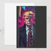President Trump - WINNEN Kaart (Voorkant / Achterkant)