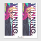 President Trump - WINNEN Sticker (Vel)