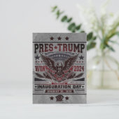 President Trump Won 2024 Briefkaart (Staand voorkant)