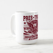 President Trump Won 2024 Koffiemok (Voorkant links)