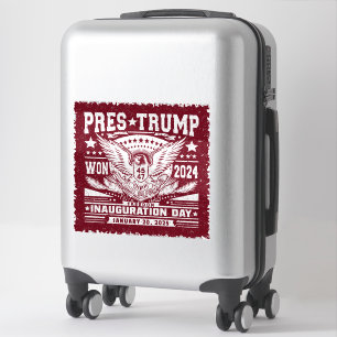 President Trump Won 2024 Sticker