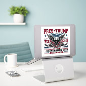 President Trump Won 2024 Sticker (Laptop op bureau)