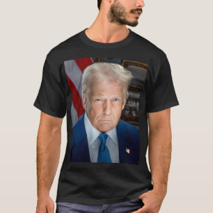 President Trumps officiële inauguratieportret T-shirt
