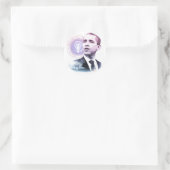 President van Barck Obama Ronde Sticker (Tas)